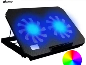 Laptop Cooling Pad with Dual RGB Fans