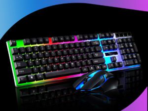 Mechanical Keyboard with RGB Mouse