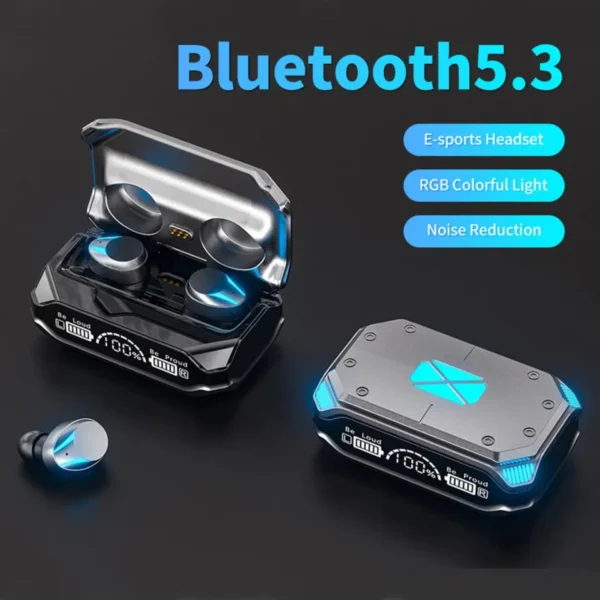 Gaming Earbuds M41 TWS with LED Power Display