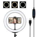 Ring Light with Phone Holder