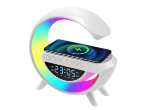 Smart LED Speaker with Wireless Charging – Multi-Function & Portable