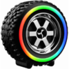 Portable Tyre Bluetooth Speaker with RGB Lights