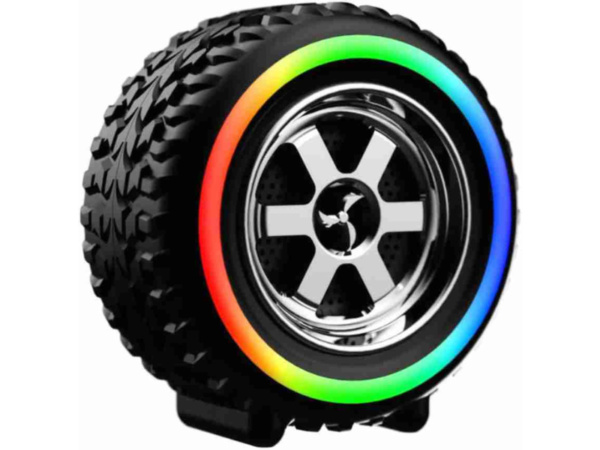 Portable Tyre Bluetooth Speaker with RGB Lights