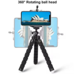 360° Rotatable Flexible Tripod Stand for All Devices