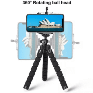 360° Rotatable Flexible Tripod Stand for All Devices