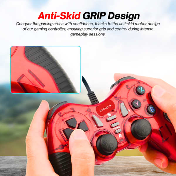 Wired Gaming Controller – Plug & Play for PC & Laptop