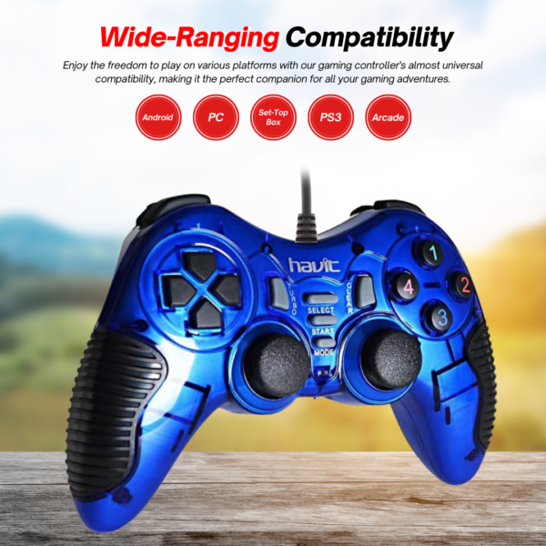 Wired Gaming Controller – Plug & Play for PC & Laptop