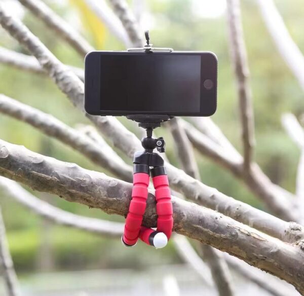 360° Rotatable Flexible Tripod Stand for All Devices