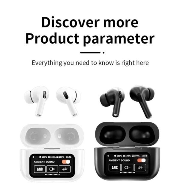 A9 Pro TWS Earbuds – Waterproof & Noise Reduction