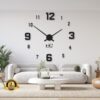 Wood Wall Clock – Modern Home Décor