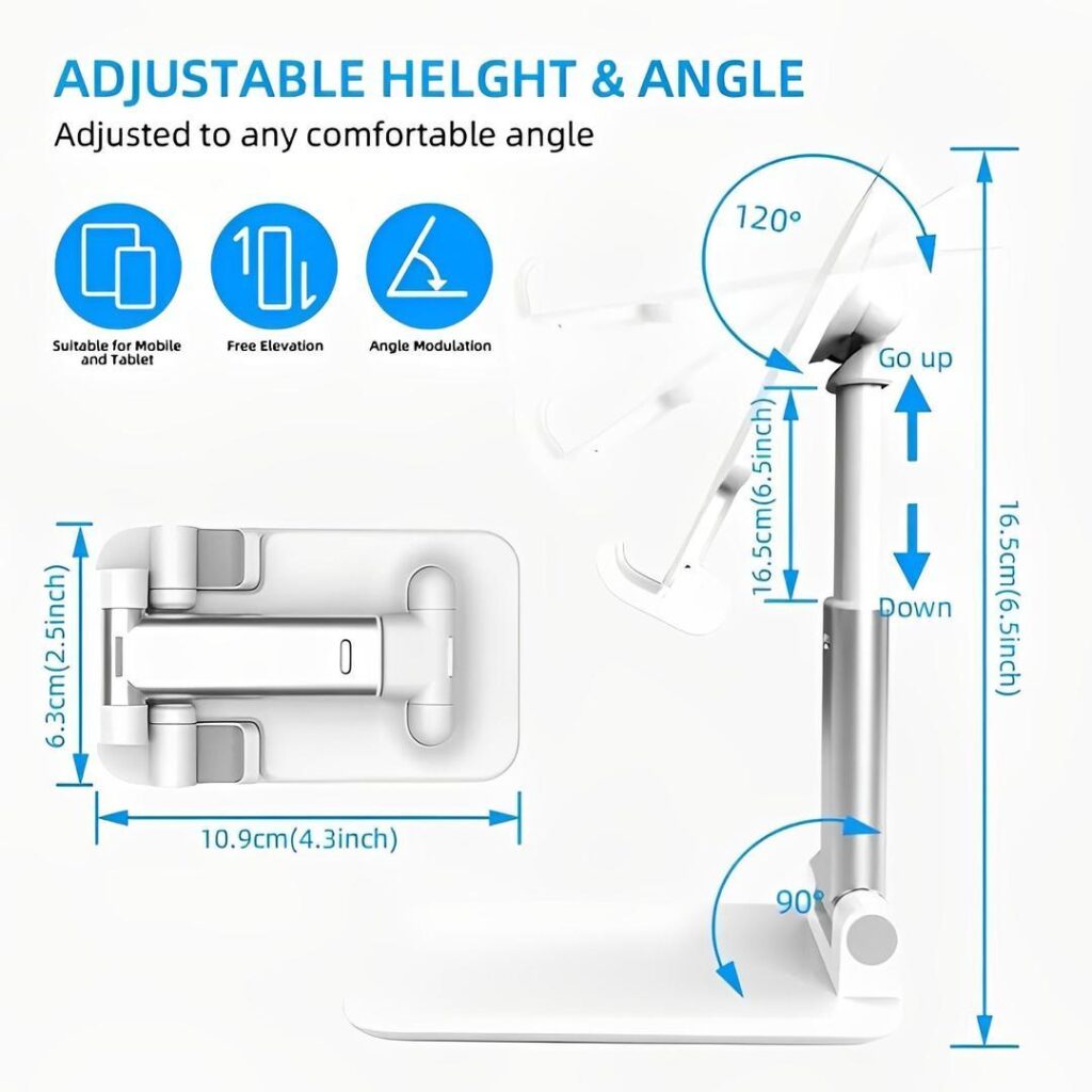 Foldable Mobile Stand – for Phones & Tablets