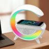 Smart LED Speaker with Wireless Charging – Multi-Function & Portable