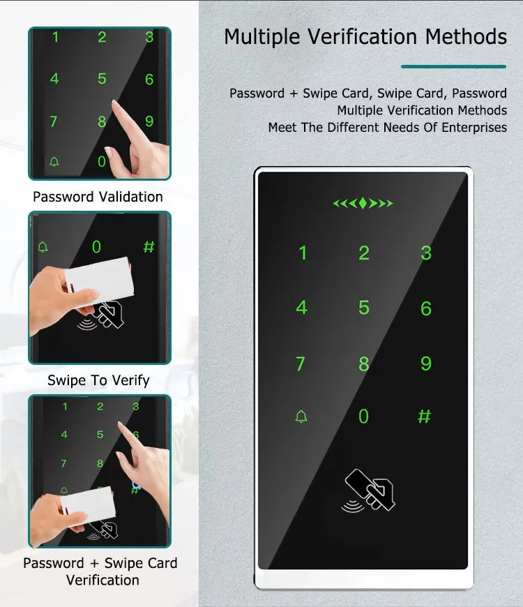 Smart RFID Door Lock with Touch Keypad