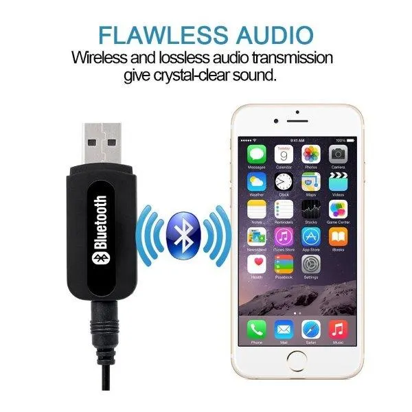 USB Bluetooth Audio Receiver – Wireless AUX Adapter