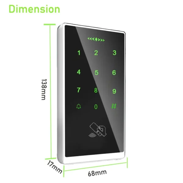 Smart RFID Door Lock with Touch Keypad