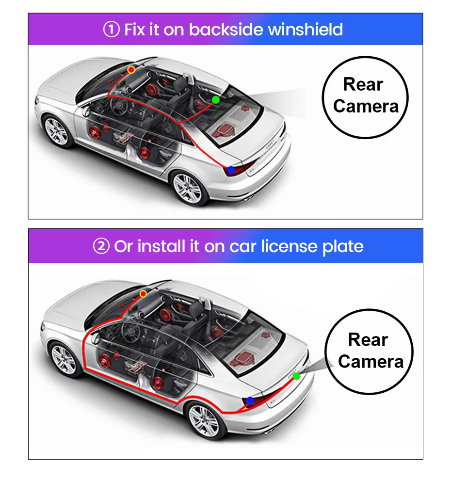 Universal Waterproof Rear View Camera – 170° HD