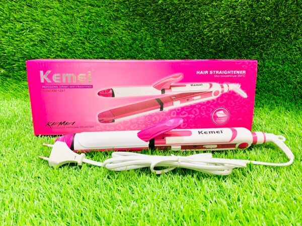 3-in-1 Hair Styling Machine – Straightener, Curler, Crimper