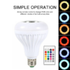 Wireless RGB Bulb with Music Speaker & Remote