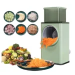 3-in-1 Vegetable Slicer – Manual Food Chopper & Cutter