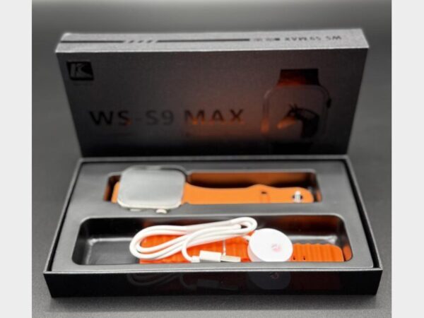 WSS S9 Max Smartwatch – Premium Design & Dual Straps