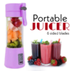 USB Rechargeable Juicer Blender – 6-Blade Portable