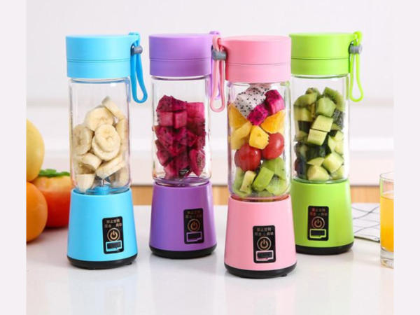 USB Rechargeable Juicer Blender – 6-Blade Portable