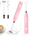 Portable Electric Milk Frother – USB Rechargeable