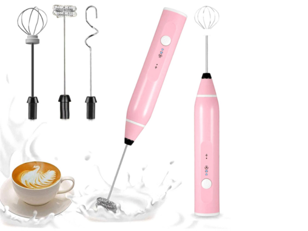 Portable Electric Milk Frother – USB Rechargeable