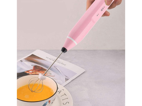 Portable Electric Milk Frother – USB Rechargeable