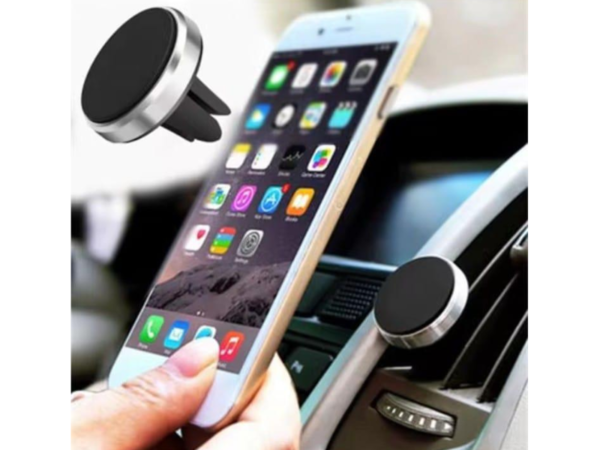 Magnetic Car Phone Holder – 360° Dashboard Mount