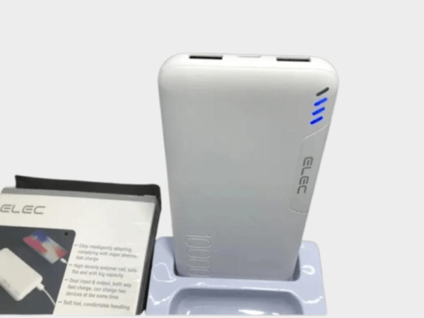 Portable 10000mAh Power Bank – Fast Charging, 3 Ports