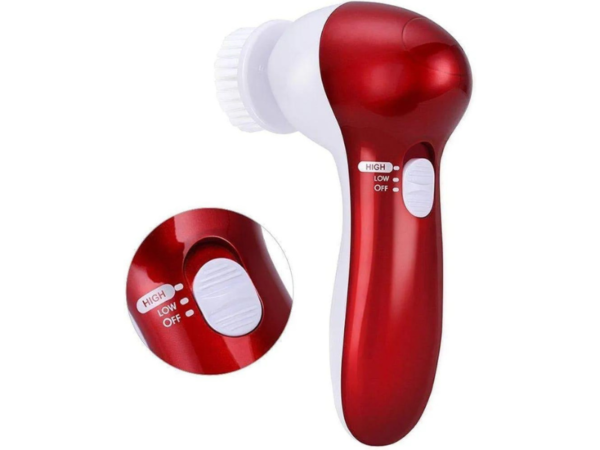 6-in-1 Electric Facial Massager – Cleansing & Exfoliation