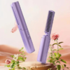 Portable Mini Electric Hair Brush – Straightener & Curler