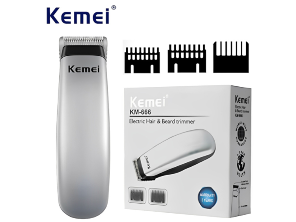 Kemei KM-666 Mini Hair Clipper – Portable & Precise