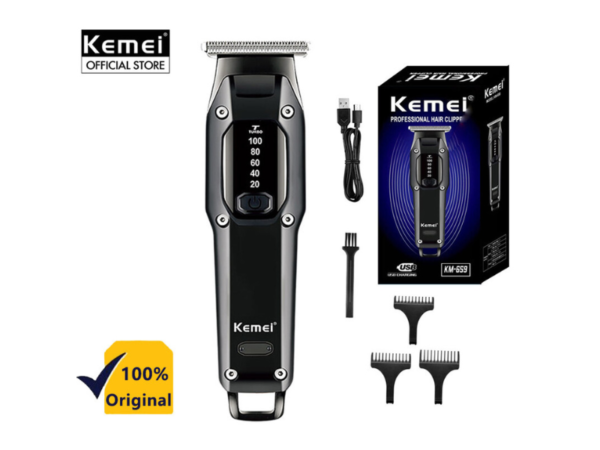 Kemei KM-659 Hair Clipper – Rechargeable & Wireless