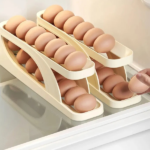 Double-Layer Egg Dispenser – Automatic Rolling Design