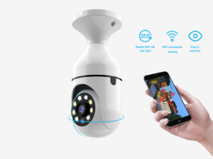 Bulb Surveillance Camera – 1080P Night Vision WiFi