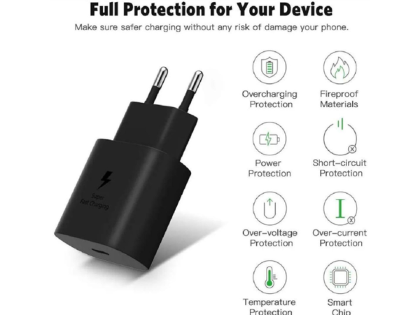 Mini 25W Power Adapter – Fast Type-C Charging port