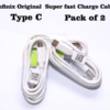 Infinix 80W Type-C Charging Cable – Pack of 2