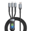 100W 3-in-1 Fast Charging Cable – Type-C & Multi-Use