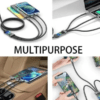 100W 3-in-1 Fast Charging Cable – Type-C & Multi-Use