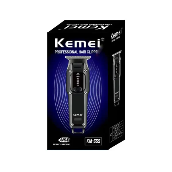 Kemei KM-659 Hair Clipper – Rechargeable & Wireless