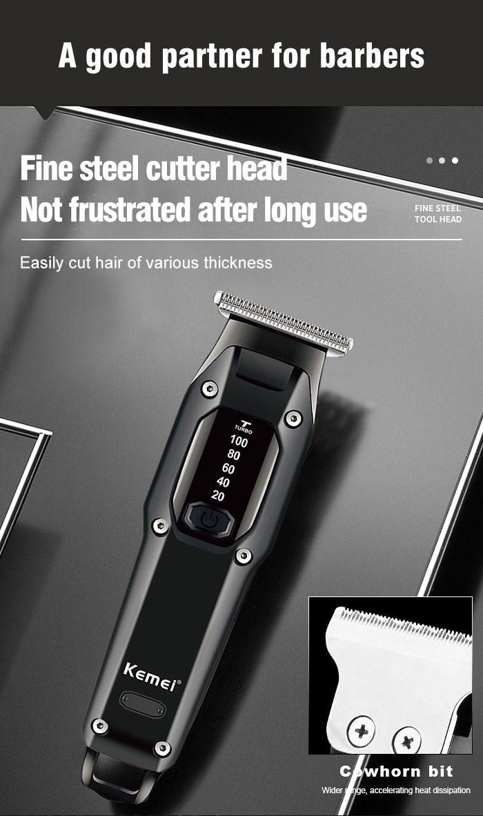 Kemei KM-659 Hair Clipper – Rechargeable & Wireless