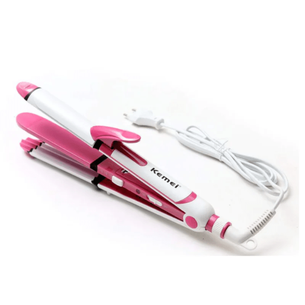 3-in-1 Hair Styling Machine – Straightener, Curler, Crimper