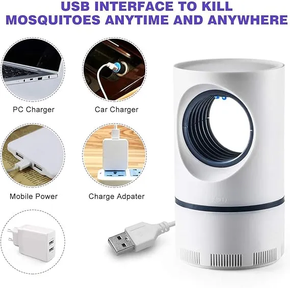 USB Powered Mosquito Killer Lamp – UV Bug Insect Trap