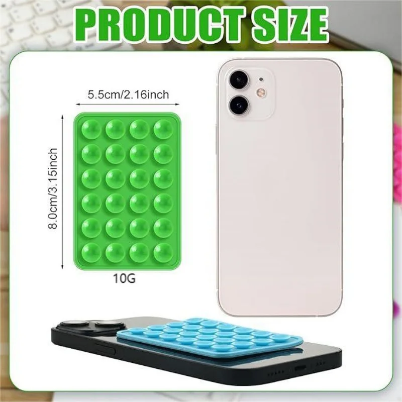 Suction Phone Holder– Anti-Slip Wall & Mirror