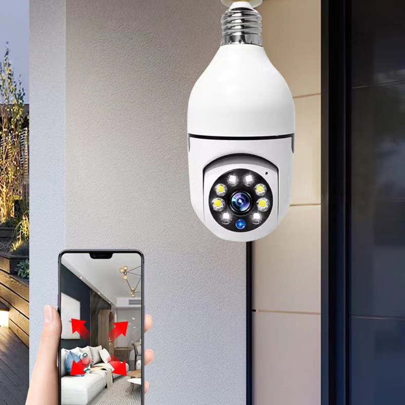 Bulb Surveillance Camera – 1080P Night Vision WiFi