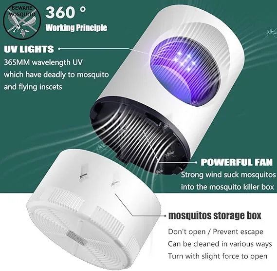 USB Powered Mosquito Killer Lamp – UV Bug Insect Trap