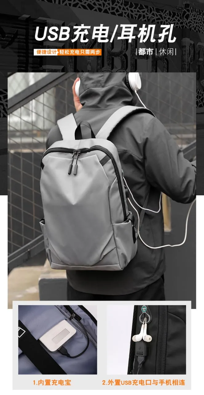 Unisex Nylon Laptop Backpack – Multipurpose Stylish