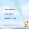 FRAKIN Self-Cleaning Hair Brush – Anti-Static & Massage